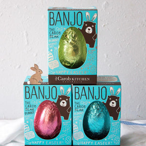 Banjo The Carob Bunny | Easter Egg Blue
