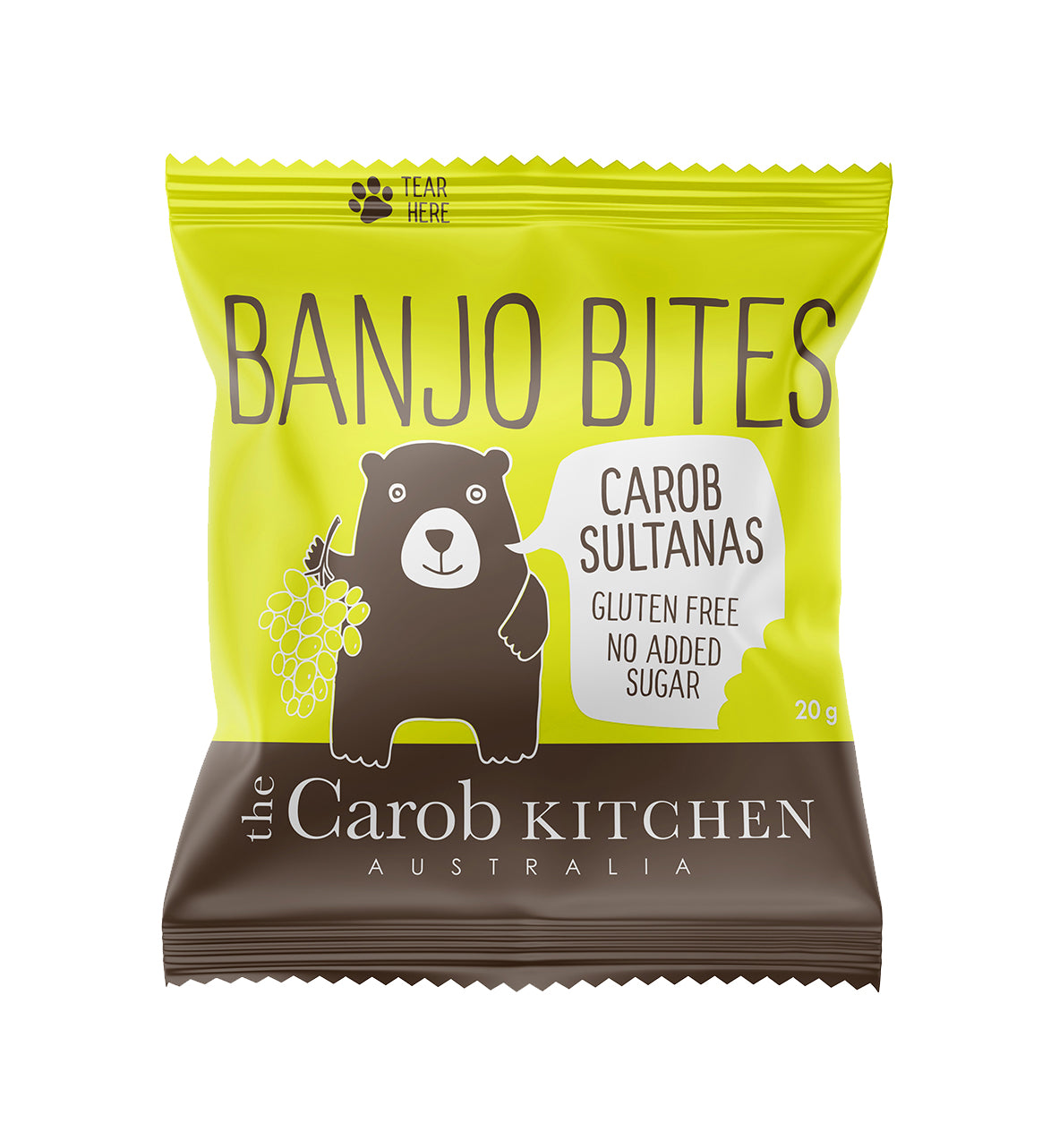 Banjo Bites Carob Coated Sultanas